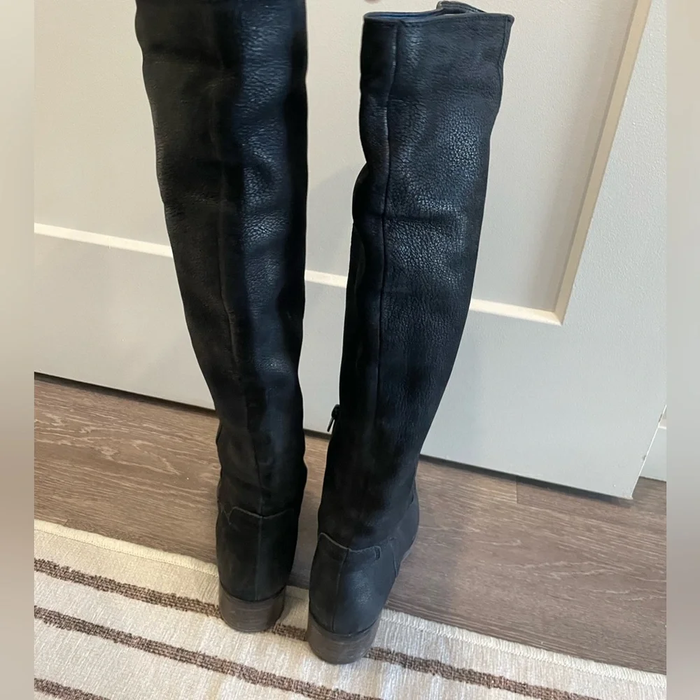 Women’s Black Over-the-Knee Boots - Classic Riding Style